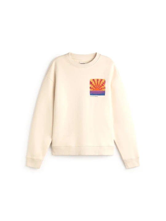 Obrázek produktu Thinking MU Mikina 'Leon' marine modrá / oranžově červená / offwhite