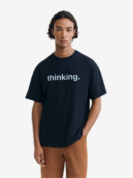 Obrázek produktu Thinking MU Tričko 'Aaron' námořnická modř
