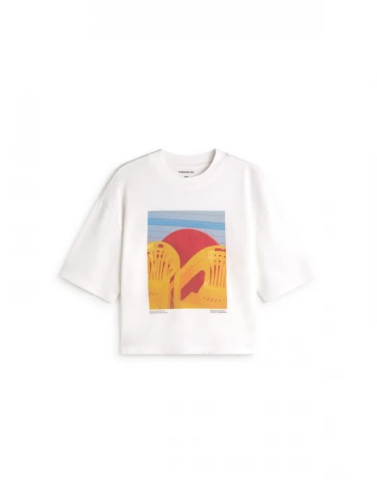 Obrázek produktu Thinking MU Tričko 'LENA' mix barev / offwhite