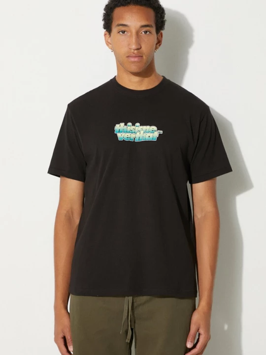Obrázek produktu thisisneverthat Bavlněné tričko Gradient OL-Logo Tee černá