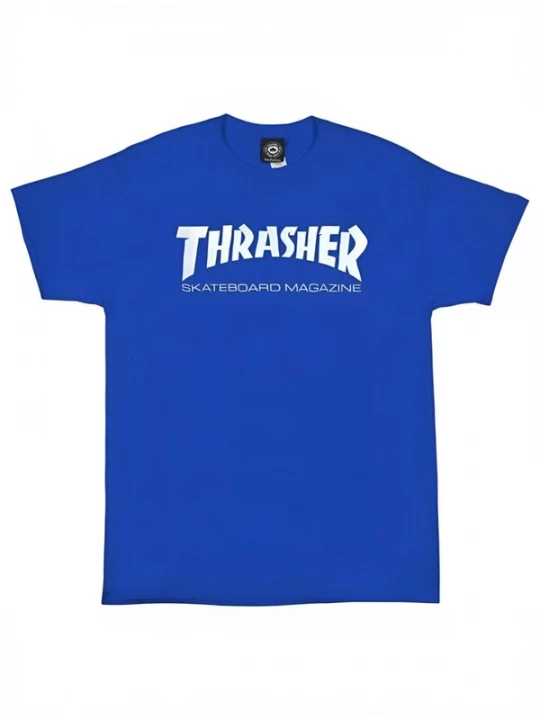 Obrázek produktu THRASHER Tričko 'SKATE MAG' královská modrá