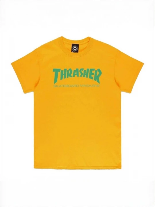Obrázek produktu THRASHER Tričko 'SKATE MAG T-SHIRT' zlatá