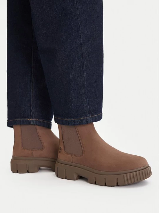 Obrázek produktu Timberland Kotníková obuv s elastickým prvkem Greyfield TB0A2FK2EM51 Hnědá