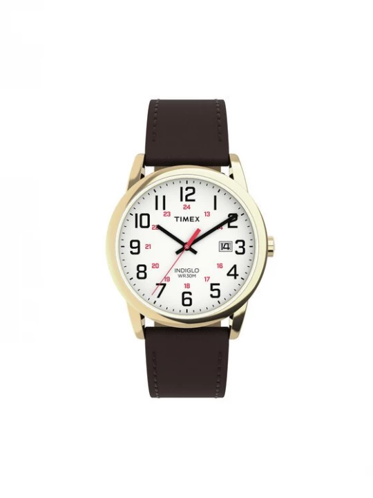 Obrázek produktu Timex Hodinky Easy Reader® Classic TW2Y12700 Hnědá