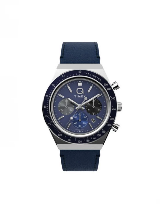 Obrázek produktu Timex Hodinky Q Diver Inspired Chronograph TW2Y36100 Tmavomodrá