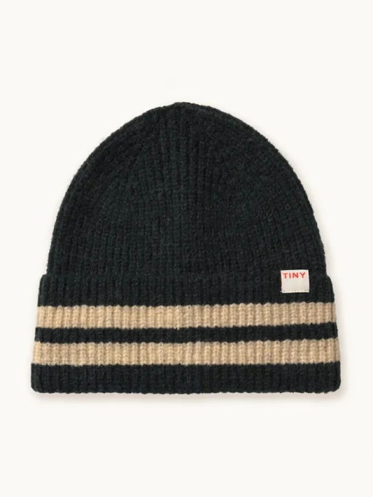 Obrázek produktu Tinycottons Čepice Tinycottons STRIPES BEANIE zelená