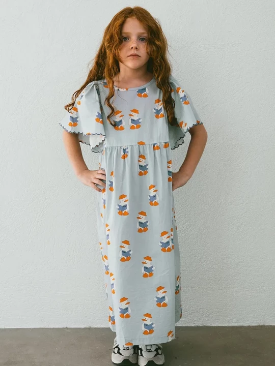 Obrázek produktu Tinycottons Dětské bavlněné šaty Tinycottons READERS DRESS modrá
