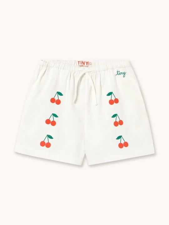 Obrázek produktu Tinycottons Dětské bavlněné šortky Tinycottons MINI CHERRIES TWILL SHORTS