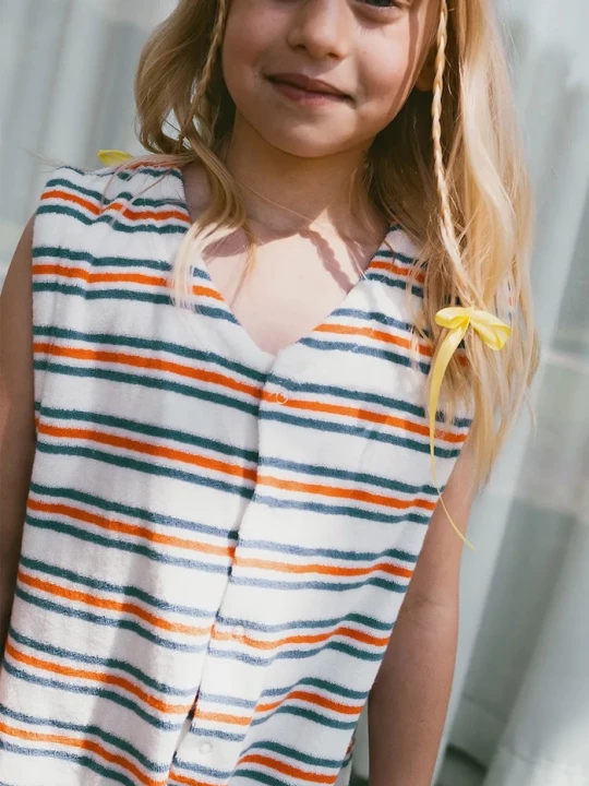 Obrázek produktu Tinycottons Dětský bavlněný overal Tinycottons STRIPES MULTICOLOR JUMPSUIT
