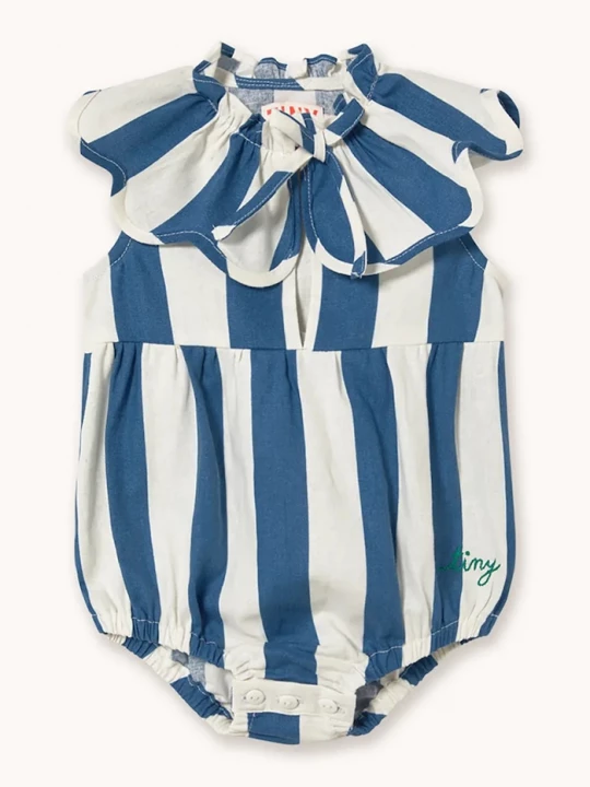 Obrázek produktu Tinycottons Kojenecké body Tinycottons LIGHT NAVY STRIPES BODY modrá
