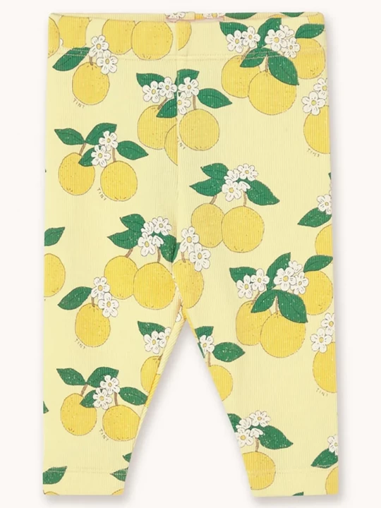 Obrázek produktu Tinycottons Kojenecké legíny Tinycottons ORANGES RIB BABY PANT žlutá