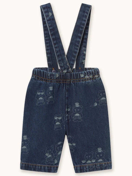 Obrázek produktu Tinycottons lacláče kojenecké TINY TEA ROOM 2 BABY DENIM PANT námořnická modř