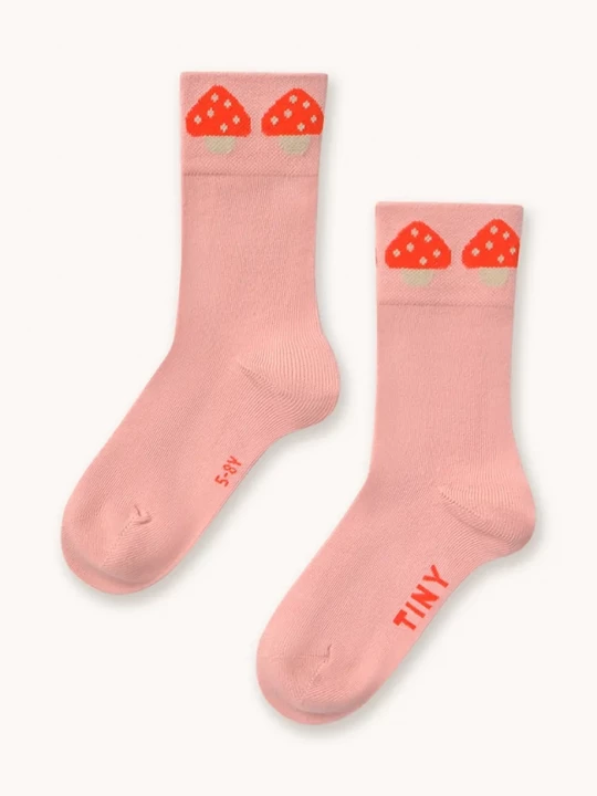 Obrázek produktu Tinycottons ponožky dětské MUSHROOMS QUARTER SOCKS růžová