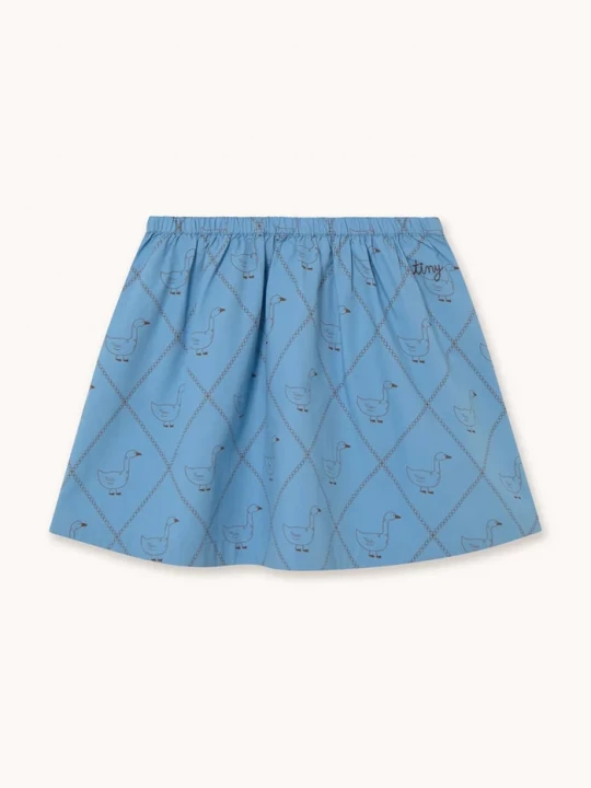 Obrázek produktu Tinycottons rozšířená sukně bavlněná GEESE POPLIN SKIRT modrá