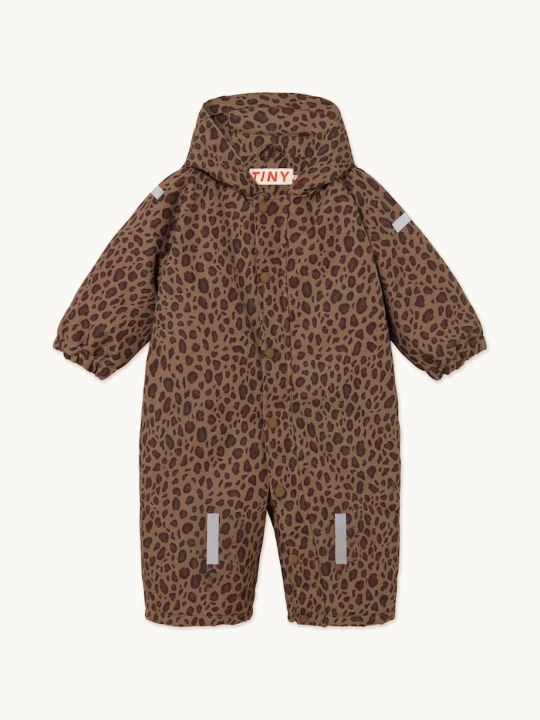 Obrázek produktu Tinycottons zimní kombinéza dětská ANIMAL PRINT SNOW ONE-PIECE hnědá