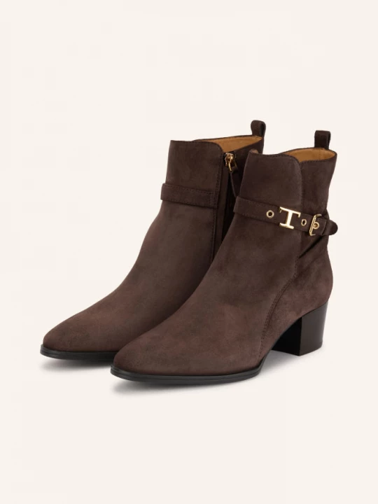 Obrázek produktu Tod's Kotníkové Boty tmavě hnědá / zlatá