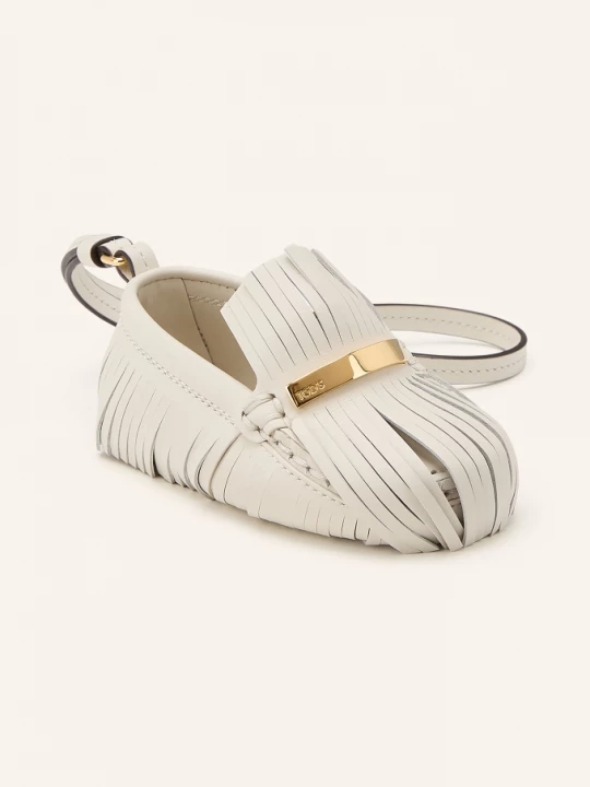 Obrázek produktu Tod's Přívěsek Na Tašku Gommino bílá / zlatá
