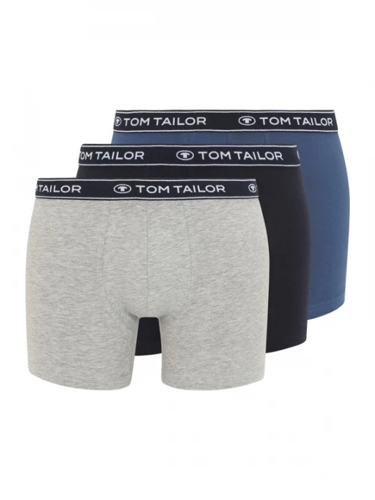 Obrázek produktu TOM TAILOR Boxerky modrá / tmavě modrá / šedý melír / černá / bílá
