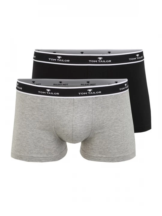 Obrázek produktu TOM TAILOR Boxerky  šedý melír / černá