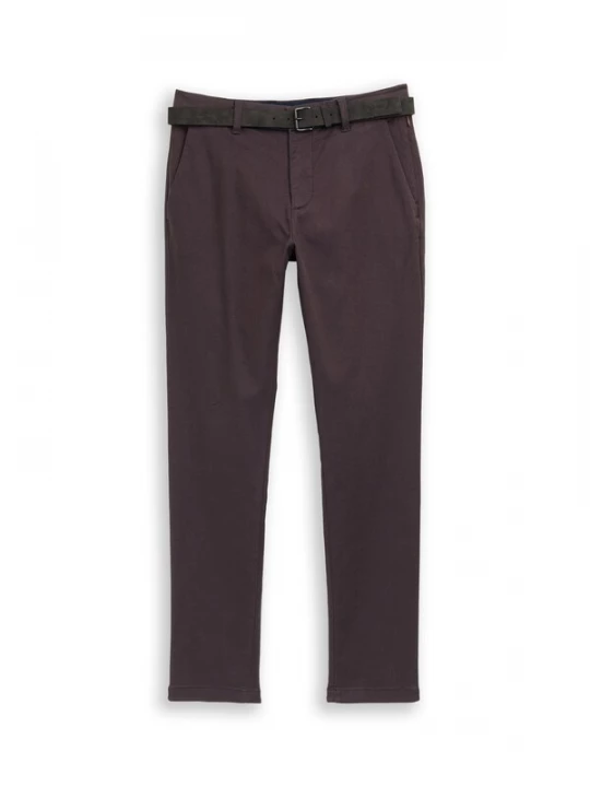 Obrázek produktu TOM TAILOR Chino kalhoty 'Travis' tmavě hnědá