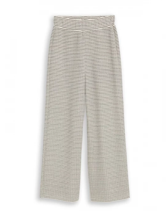 Obrázek produktu TOM TAILOR DENIM Kalhoty černá / bílá