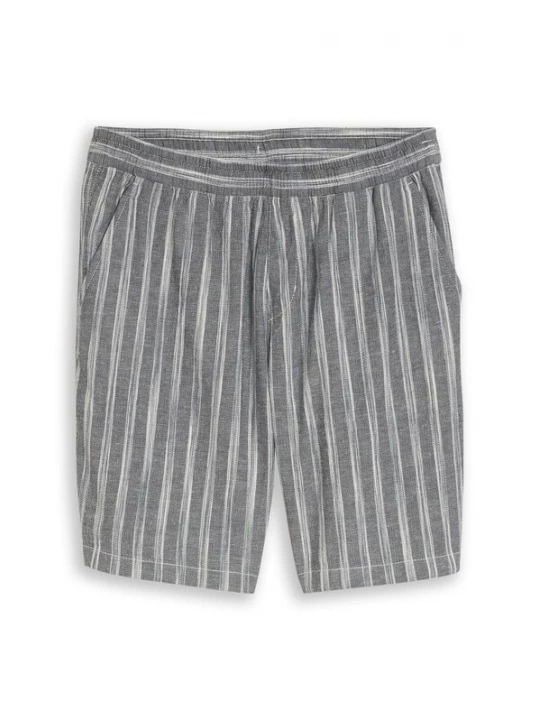 Obrázek produktu TOM TAILOR DENIM Kalhoty šedá / bílá