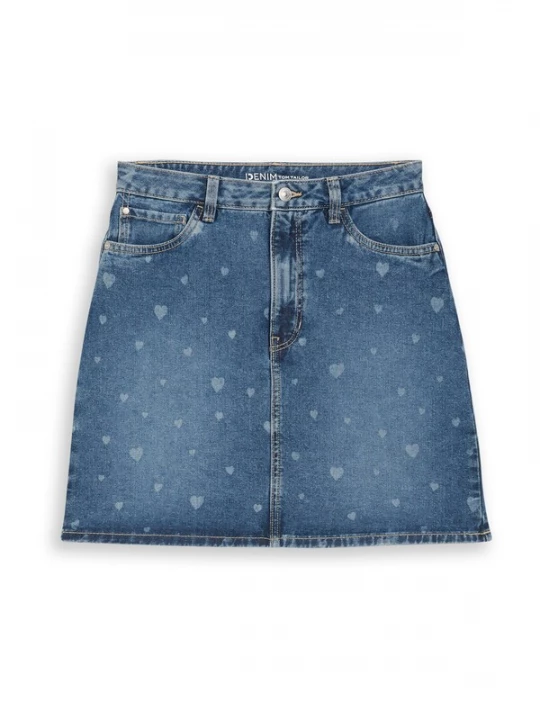 Obrázek produktu TOM TAILOR DENIM Sukně modrá džínovina / tmavě modrá