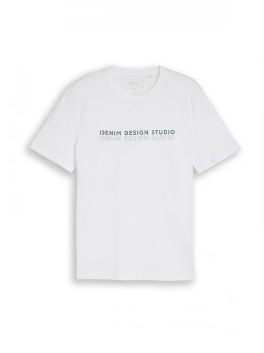 Obrázek produktu TOM TAILOR DENIM Tričko zelená / petrolejová / bílá