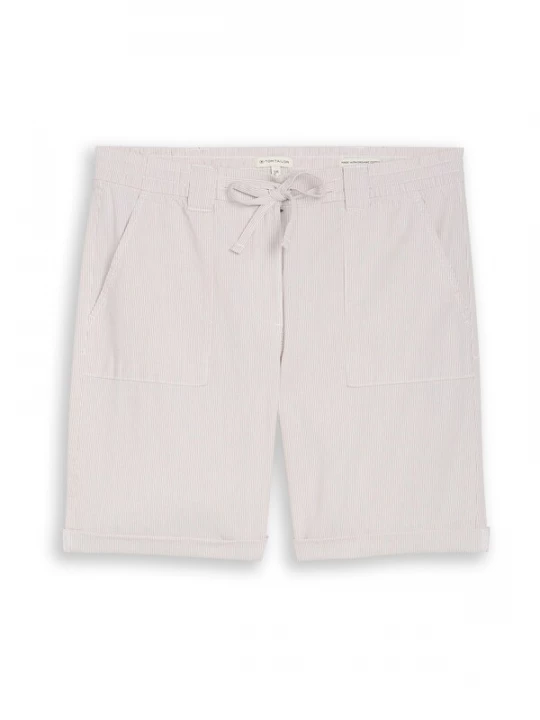 Obrázek produktu TOM TAILOR Kalhoty šedobéžová / offwhite