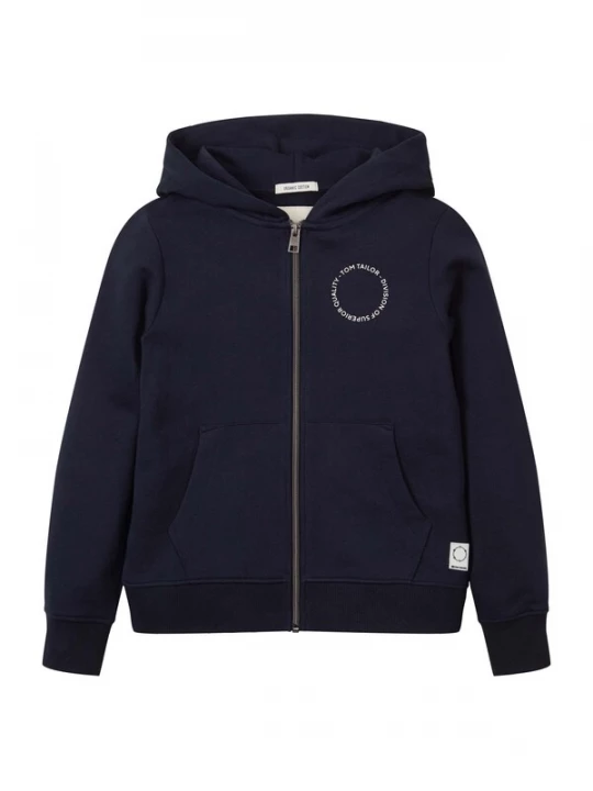 Obrázek produktu TOM TAILOR Mikina marine modrá / bílá