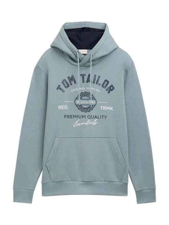 Obrázek produktu TOM TAILOR Mikina  noční modrá / opálová / barva vaječné skořápky