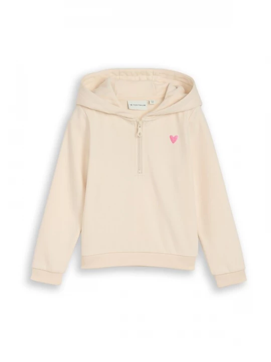 Obrázek produktu TOM TAILOR Mikina světle béžová / pink / světle růžová