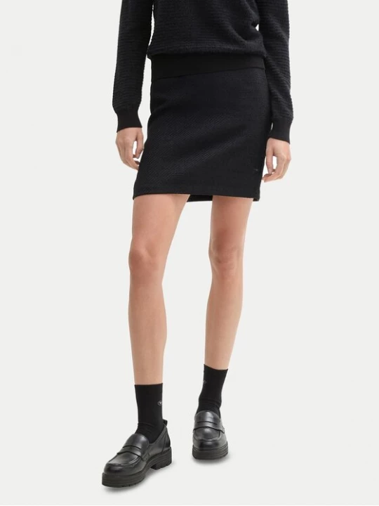 Obrázek produktu Tom Tailor Mini sukně 1044649 Černá Regular Fit