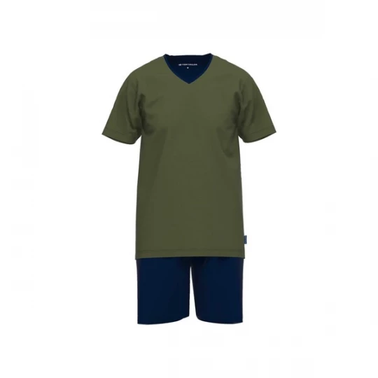 Obrázek produktu TOM TAILOR Pyžamo krátké  tmavě modrá / khaki