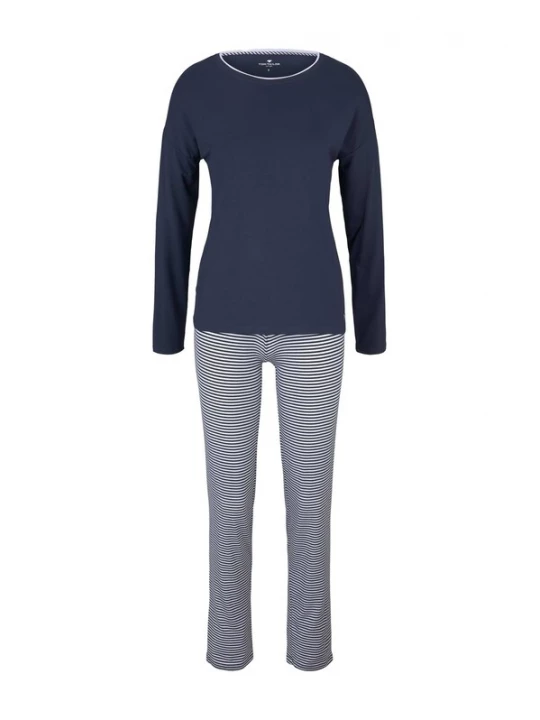 Obrázek produktu TOM TAILOR Pyžamo  námořnická modř / bílá