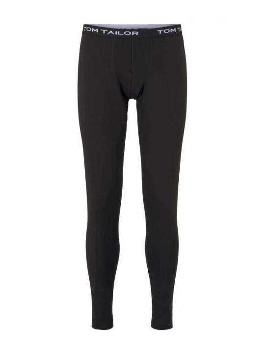 Obrázek produktu TOM TAILOR Pyžamové kalhoty černá / bílá