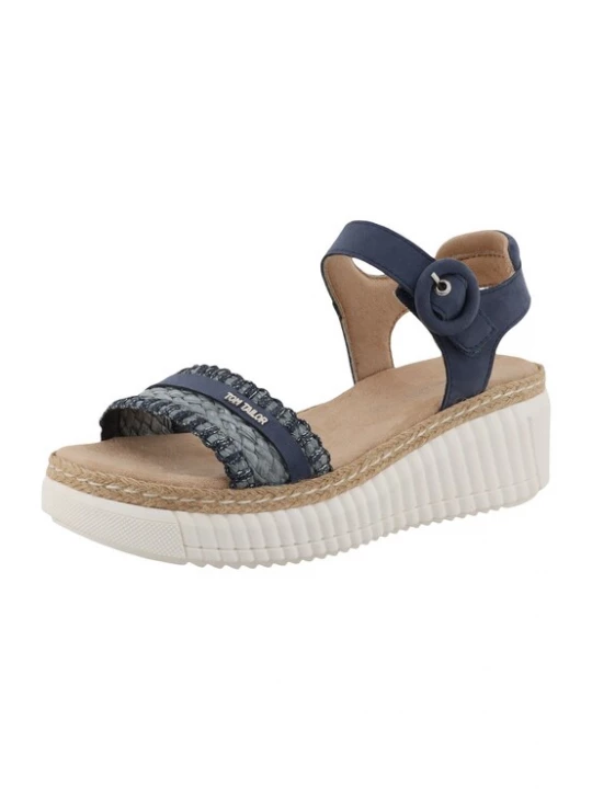 Obrázek produktu TOM TAILOR Sandály marine modrá / kouřově modrá / stříbrná