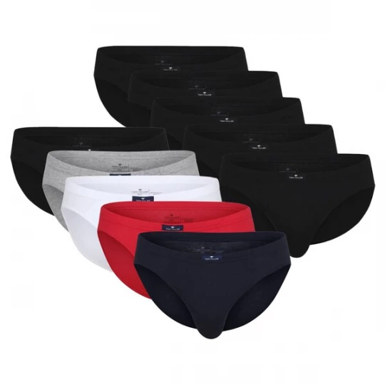Obrázek produktu TOM TAILOR Slipy  námořnická modř / šedá / červená / bílá
