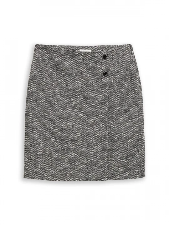 Obrázek produktu TOM TAILOR Sukně režná / antracitová