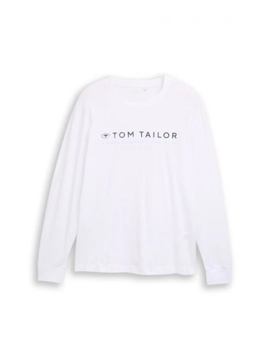Obrázek produktu TOM TAILOR Tričko černá / bílá