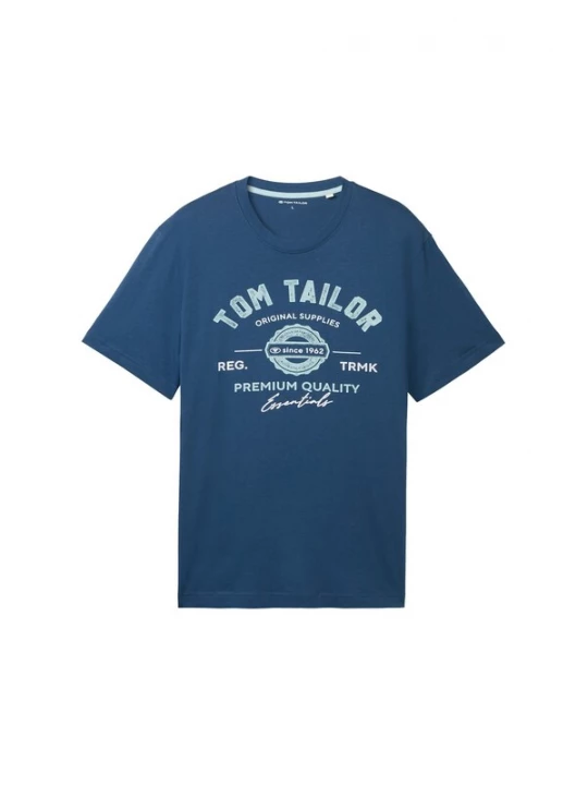 Obrázek produktu TOM TAILOR Tričko  marine modrá / světlemodrá / bílá