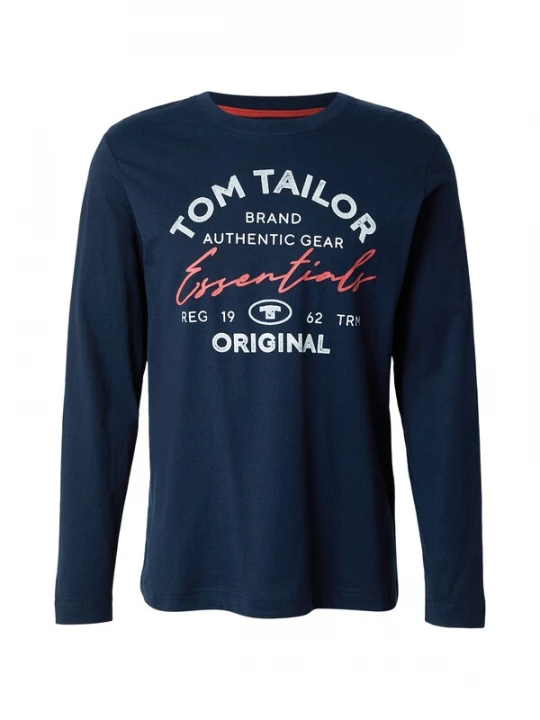 Obrázek produktu TOM TAILOR Tričko modrá / bílá