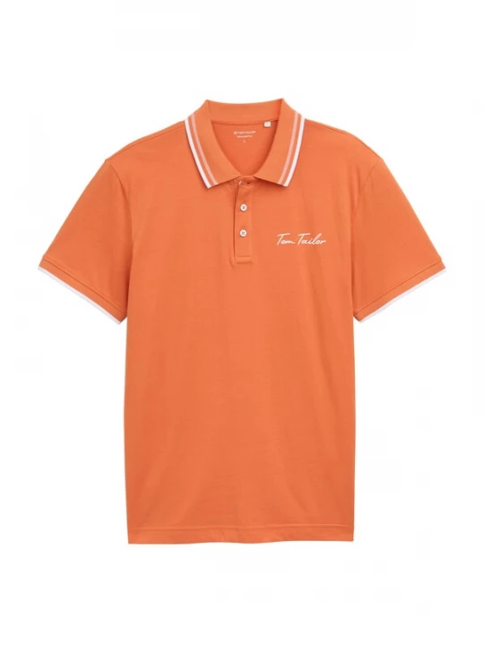 Obrázek produktu TOM TAILOR Tričko  oranžová / bílá