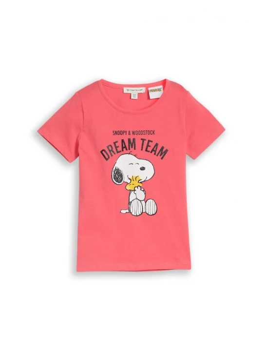 Obrázek produktu TOM TAILOR Tričko 'Peanuts' žlutá / malinová / černá / bílá