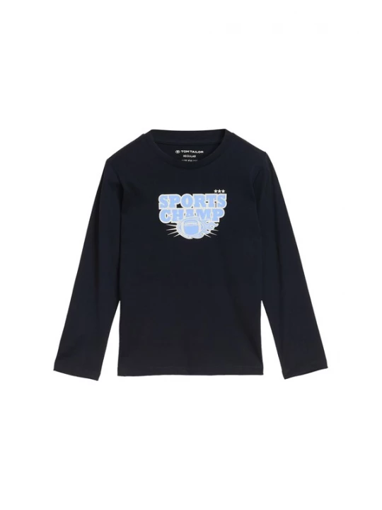 Obrázek produktu TOM TAILOR Tričko světlemodrá / tmavě modrá / offwhite