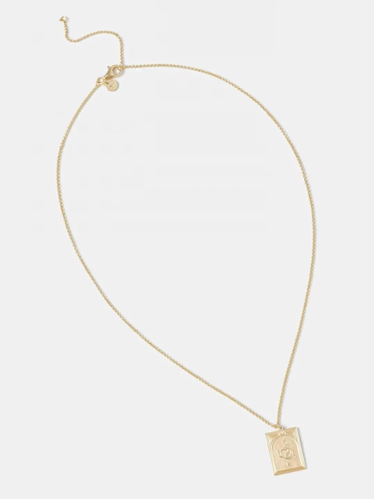 Obrázek produktu Tom Wood Pozlacený stříbrný náhrdelník Tom Wood Tarot Lovers Pendant Gold