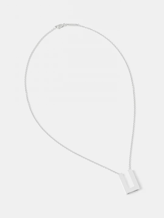 Obrázek produktu Tom Wood Stříbrný náhrdelník Square Pendant