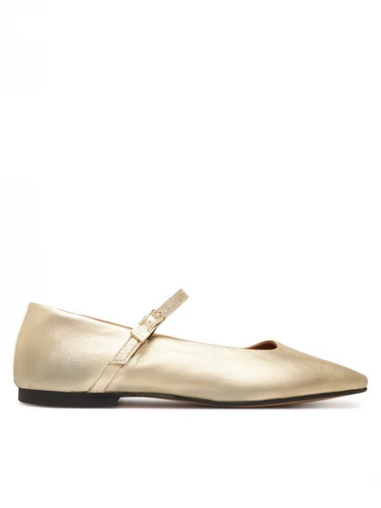 Obrázek produktu Tommy Hilfiger Baleríny Hilfiger Gold Ballerinas FW0FW09320 Zlatá
