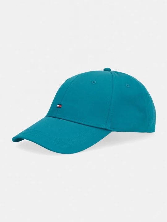 Obrázek produktu Tommy Hilfiger baseballová čepice pánská bavlněná tyrkysová