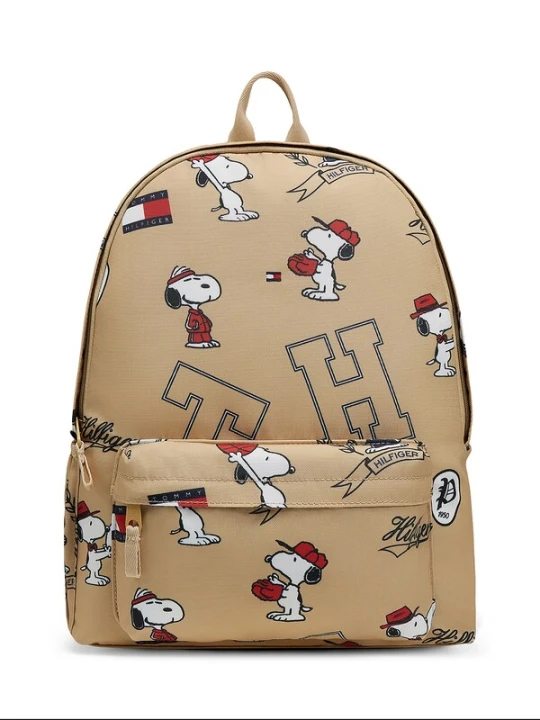 Obrázek produktu TOMMY HILFIGER Batoh 'PEANUTS' béžová / červená / černá / bílá